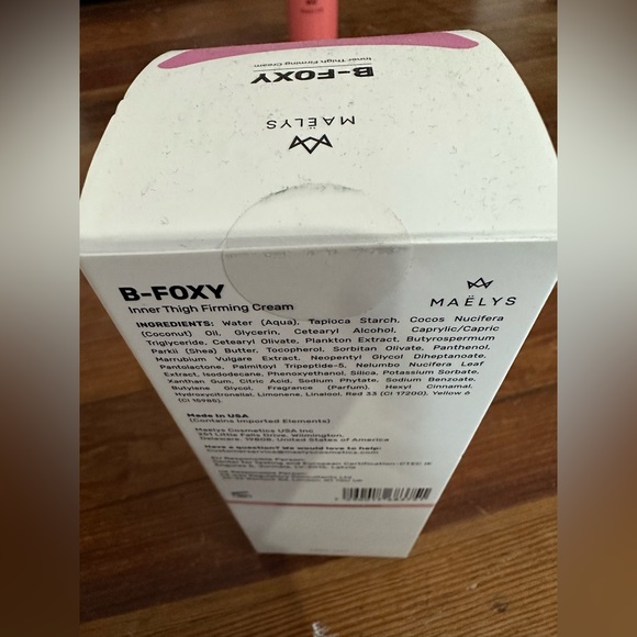🔥 MAELYS B-FOXY Inner Thigh Firming Cream, Retails $49 SEALED BOX - Picture 4 of 5